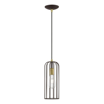 1 Light Bronze with Antique Brass Accents Pendant (108|49713-07)