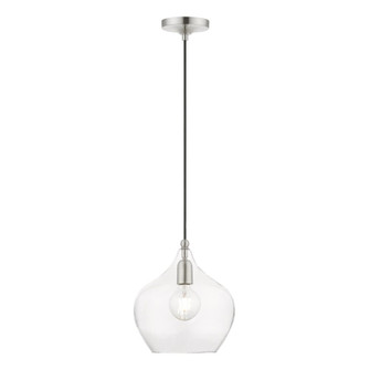 1 Light Brushed Nickel Pendant (108|49093-91)