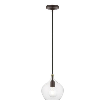 1 Light Bronze with Antique Brass Accent Pendant (108|49088-07)