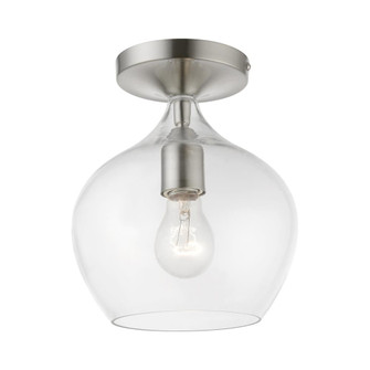 1 Light Brushed Nickel Semi-Flush (108|49087-91)