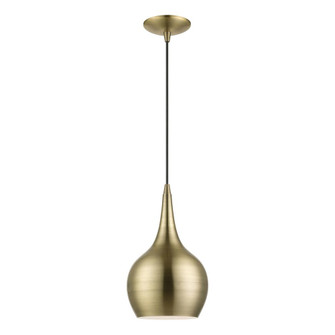 1 Light Antique Brass Mini Pendant (108|49016-01)