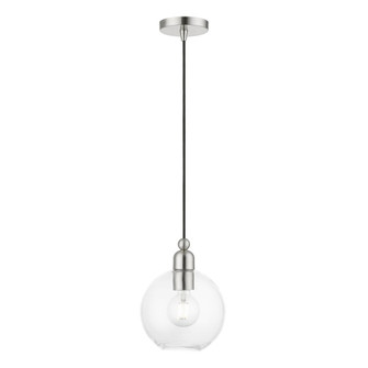 1 Light Brushed Nickel Sphere Pendant (108|48972-91)