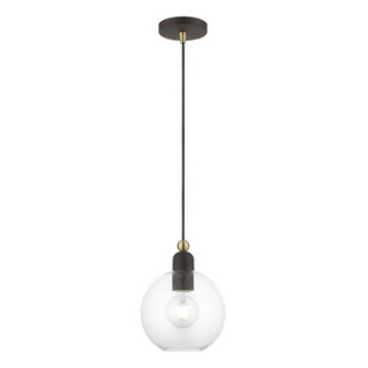 1 Light Bronze with Antique Brass Accents Sphere Pendant (108|48972-07)