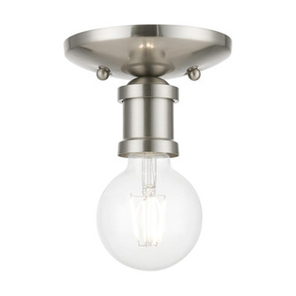 1 Light Brushed Nickel Single Flush Mount (108|47160-91)