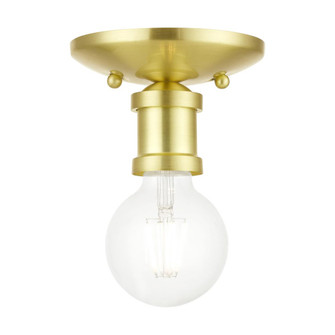 1 Light Satin Brass Single Flush Mount (108|47160-12)