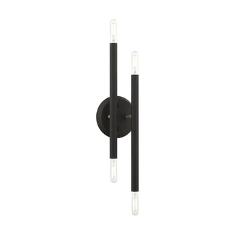 4 Light Black with Brushed Nickel Accents ADA Sconce (108|46771-04)