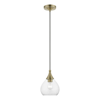 1 Light Antique Brass Mini Pendant (108|46501-01)