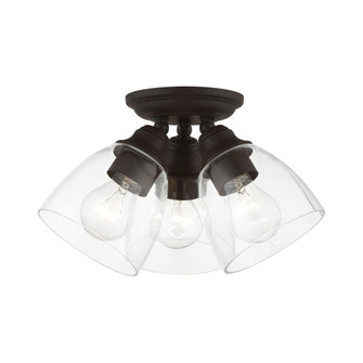 3 Light Bronze Semi-Flush (108|46339-07)