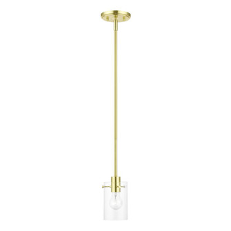 1 Light Satin Brass Single Pendant (108|46151-12)