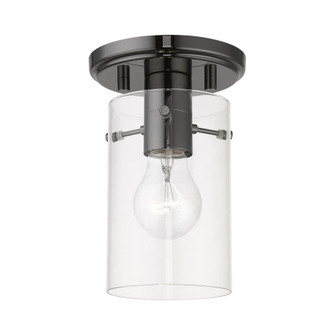 1 Light Black Chrome Flush Mount (108|46150-46)