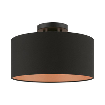 1 Light Black Medium Semi-Flush (108|45613-04)