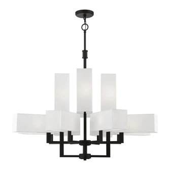 12 Light Black Extra Large Foyer Chandelier (108|42679-04)