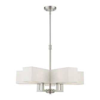 5 Light Brushed Nickel Chandelier (108|42665-91)