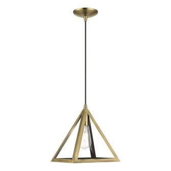 1 Light Antique Brass Pendant (108|41329-01)