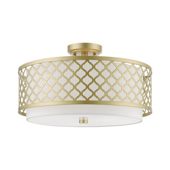 3 Light Soft Gold Large Semi-Flush (108|41109-33)