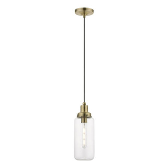 1 Light Antique Brass Mini Pendant (108|40614-01)