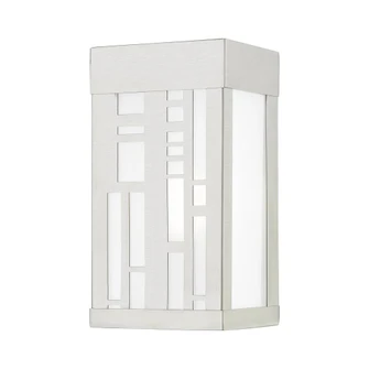 1 Light Brushed Nickel Outdoor ADA Small Sconce (108|22971-91)