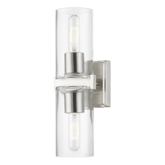 2 Light Brushed Nickel Vanity Sconce (108|18032-91)