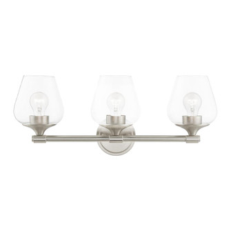 3 Light Brushed Nickel Vanity Sconce (108|17473-91)