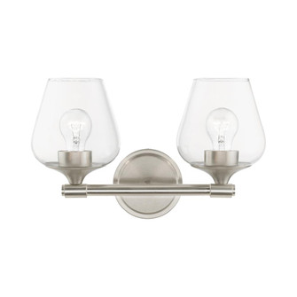 2 Light Brushed Nickel Vanity Sconce (108|17472-91)