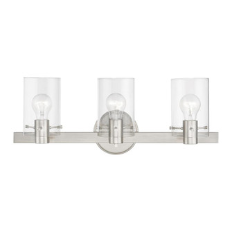 3 Light Brushed Nickel Vanity Sconce (108|17233-91)