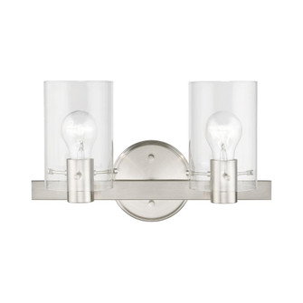 2 Light Brushed Nickel Vanity Sconce (108|17232-91)
