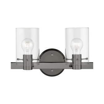 2 Light Black Chrome Vanity Sconce (108|17232-46)