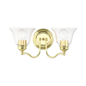 2 Light Polished Brass Vanity Sconce (108|16932-02)