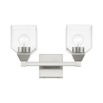 2 Light Brushed Nickel Vanity Sconce (108|16772-91)