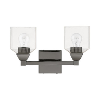 2 Light Black Chrome Vanity Sconce (108|16772-46)