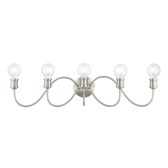 5 Light Brushed Nickel Large Vanity Sconce (108|16575-91)