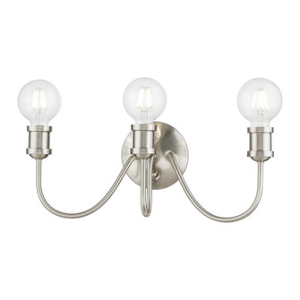 3 Light Brushed Nickel Vanity Sconce (108|16573-91)