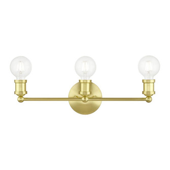 3 Light Satin Brass ADA Vanity Sconce (108|14423-12)