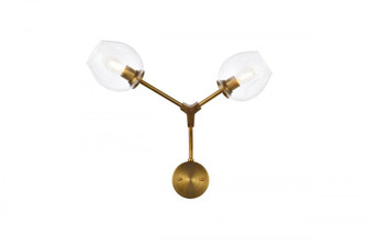 Cavoli 2 lights brass wall sconce (758|1712W26BR)