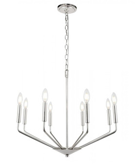 Enzo 8 light Chrome pendant (758|LD8030D25C)