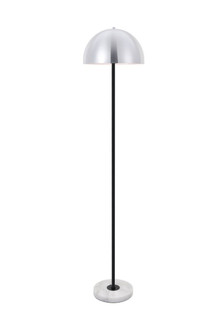Forte 1 Light Brushed Nickel Floor Lamp (758|LD4027F14BN)