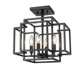 4 Light Semi Flush Mount (276|454SF-MB)