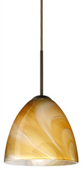 Besa Vila Pendant For Multiport Canopy Bronze Honey 1x60W Medium Base (127|J-4470HN-BR)