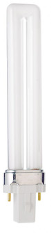 9 Watt; pin-based Compact Fluorescent; 3500K; 82 CRI; G23 base (27|S8307)