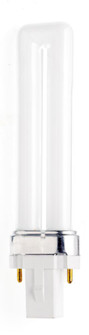 7 Watt; pin-based Compact Fluorescent; 5000K; 82 CRI; G23 base (27|S8305)