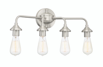 Bridgestone 4 Light Vanity in Brushed Polished Nickel (20|53004-BNK)