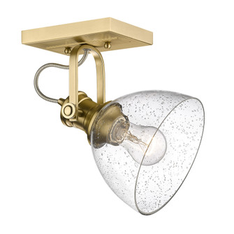 Yep by Golden Lighting Hines 1-light Semi-Flush Mount in Brushed Champagne Brass (36|3118-1SF BCB-SD)
