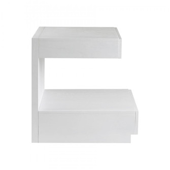 Checkmate Accent Table - White (91|S0075-9967)