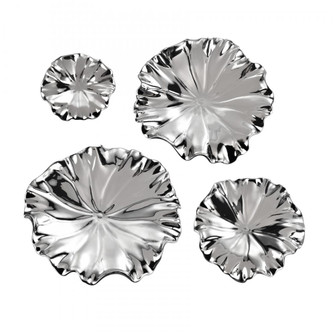 Petal Bowl - Set of 4 Silver (91|H0017-10428/S4)