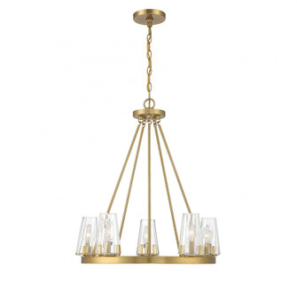 Dimond 5-Light Chandelier in Warm Brass (641|V6-L1-2320-5-322)