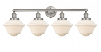 Oxford - 4 Light - 34 inch - Brushed Satin Nickel - Bath Vanity Light (3442|616-4W-SN-G531)