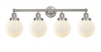 Beacon - 4 Light - 33 inch - Brushed Satin Nickel - Bath Vanity Light (3442|616-4W-SN-G201-6)