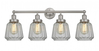 Chatham - 4 Light - 34 inch - Brushed Satin Nickel - Bath Vanity Light (3442|616-4W-SN-G142)