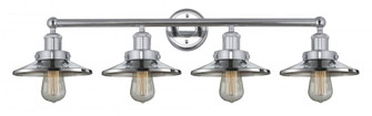Railroad - 4 Light - 35 inch - Polished Chrome - Bath Vanity Light (3442|616-4W-PC-M7)