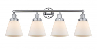 Cone - 4 Light - 33 inch - Polished Chrome - Bath Vanity Light (3442|616-4W-PC-G61)